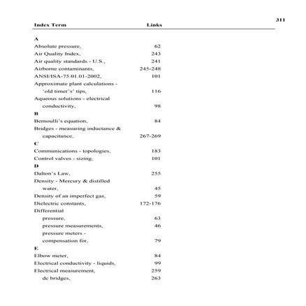 Instrumentation and control