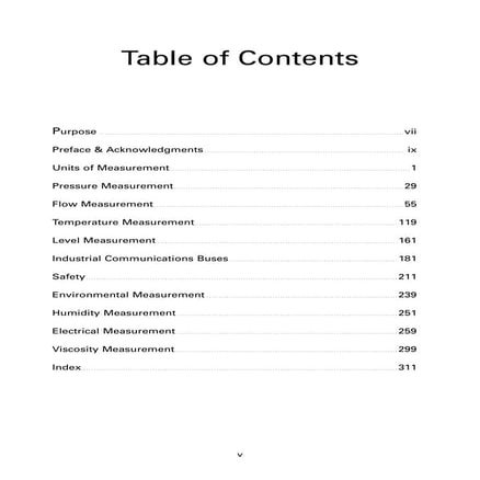 Instrumentation and control