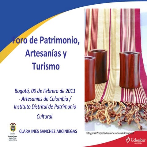 Bienes culturales materiales e inmateriales | PPTX