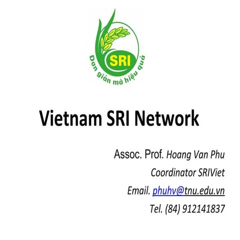 1832  - Vietnam SRI network