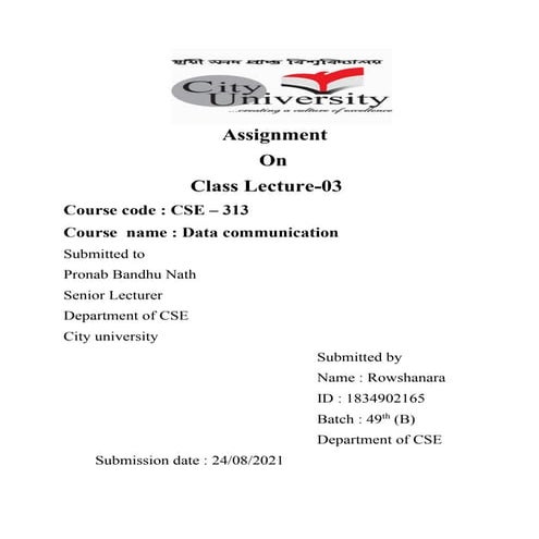 OVERVIEW ON THE SEVEN LAYERs OF COMPUTER NETWORK | PPTX