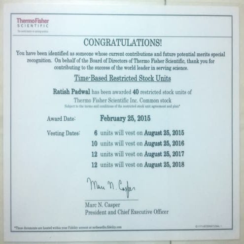 Performance Certificates