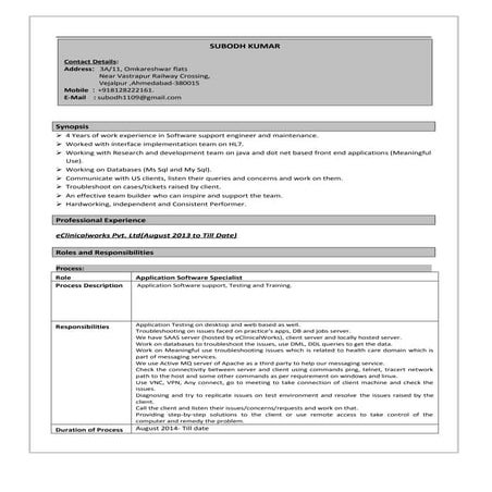 Software specialist | DOC