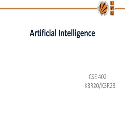 18364 1 artificial intelligence | PPT