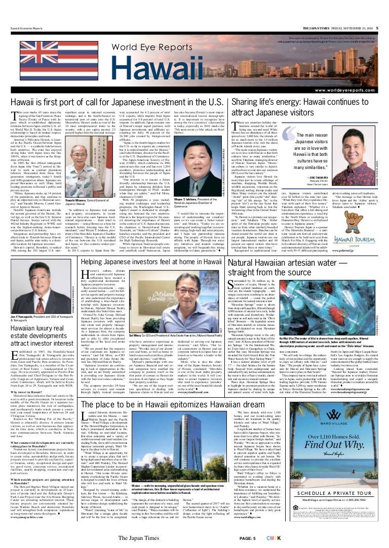 The Japan Times Hawaii Report