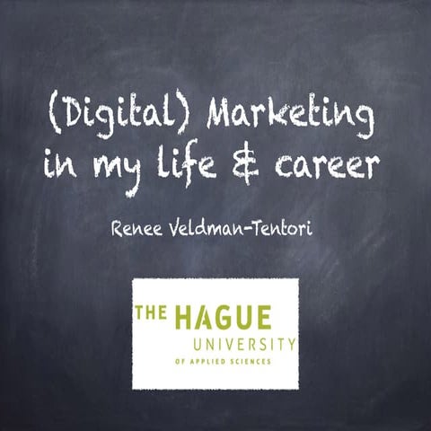 2015 Digital Marketing lecture for The Hague University of Applied Sciences