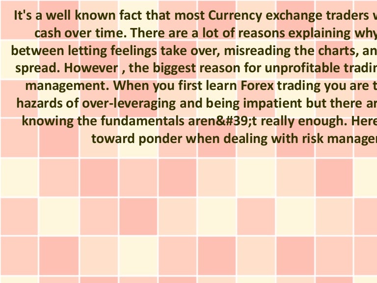 Learn foreign exchange trading
