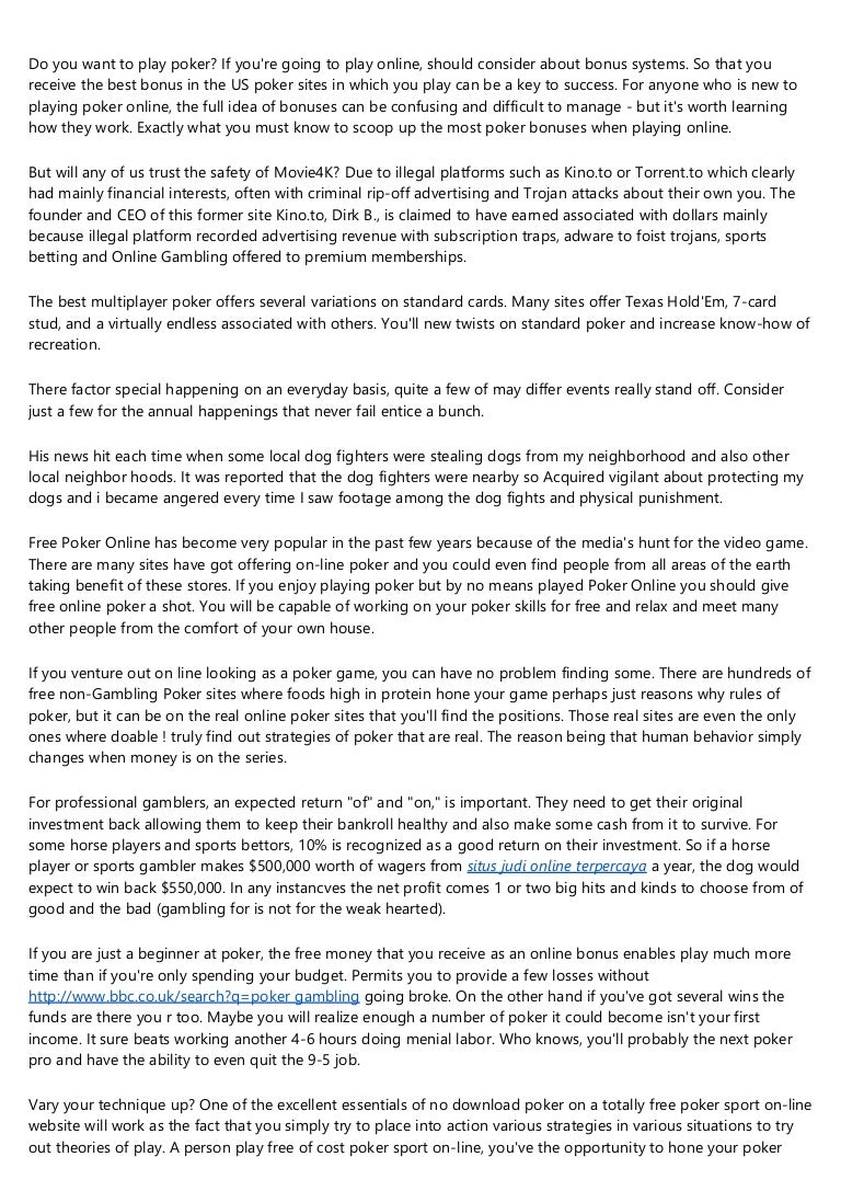 Poker Training Software