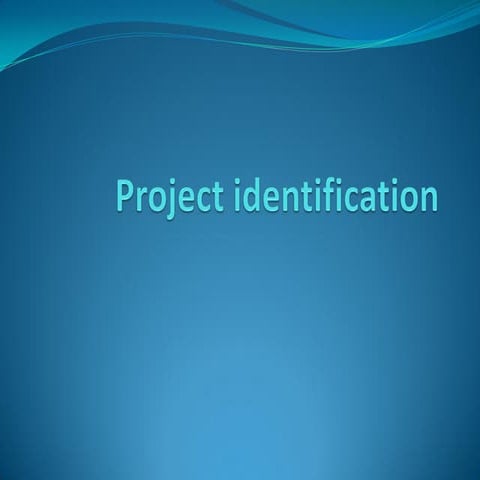18611 project identification