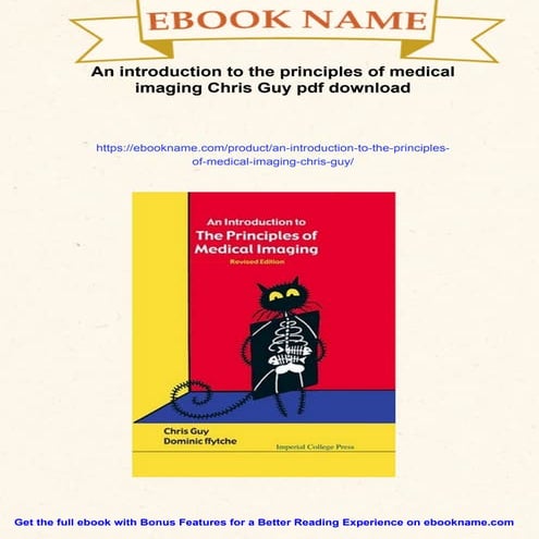 An introduction to the principles of medical imaging Chris Guy | PDF