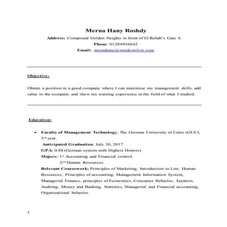 My cv form | DOC