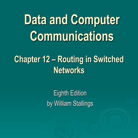 Routing Presentation | PPTX