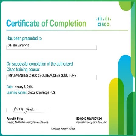 Implementing Cisco Secure Access Solutions _CISAS_Jan 6-2016