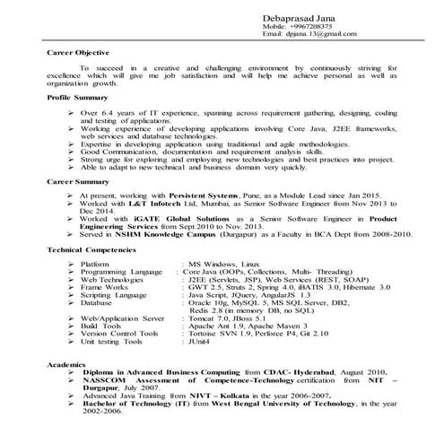 Resume_Debaprasad