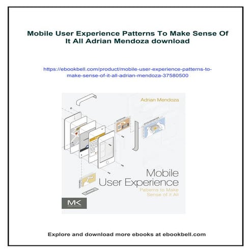 Mobile User Experience Patterns To Make Sense Of It All Adrian Mendoza