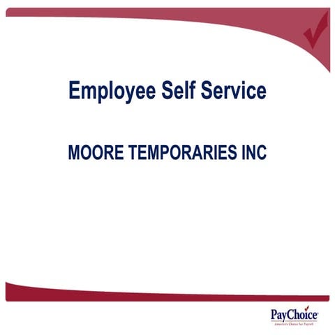 Employee Self Service