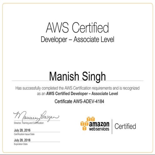 Aws certified developer | PDF