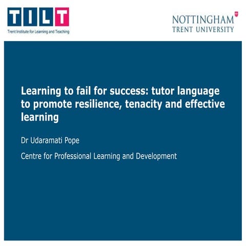 Growth mindset presentation