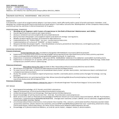 Ravi cv | DOCX