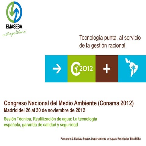 Importancia del sector industrial español en las aguas regeneradas