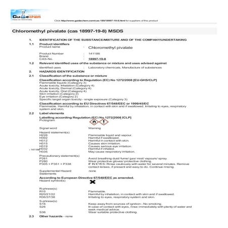 Msds hcl | PDF