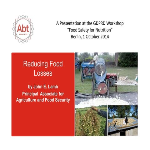 Rapid Loss Appraisal Tool (RLAT) | PPTX
