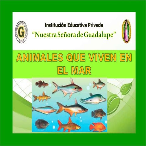 Animales que viven en la tierra | PPTX