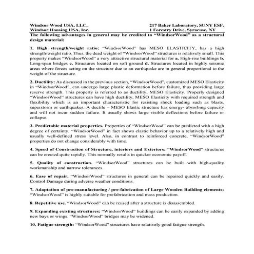 The following advantages in general may be credited to