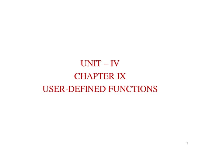 18BCS23C-U4 c programming for unit 4 c program