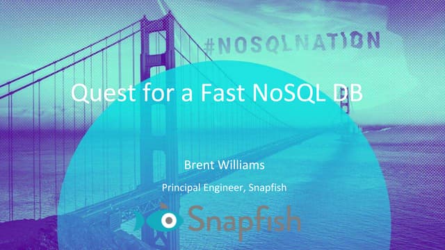 Scylla Summit 2017: Snapfish's Journey Towards Scylla