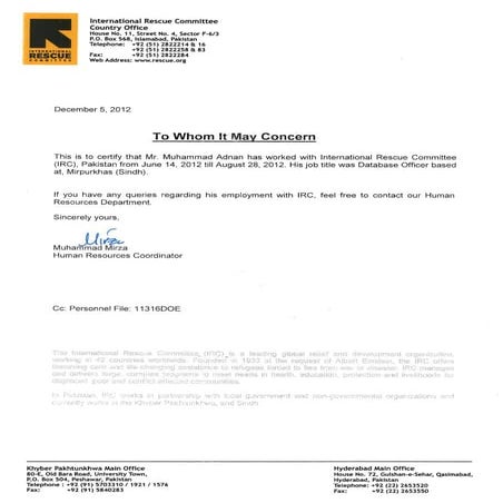 IRC_Experience | PDF