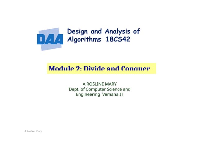 18CS42_MODULE2_ADA _VTU SYLLABUS 18 SCHEME.pptx