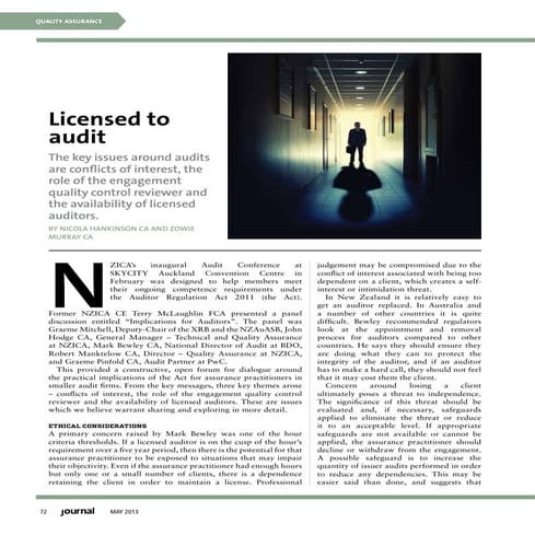 1305 Licensed to Audit!