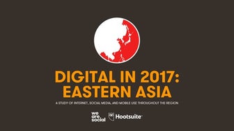 Digital in 2017: Eastern Asia