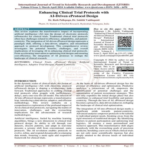 Enhancing Clinical Trial Protocols with AI Driven eProtocol Design