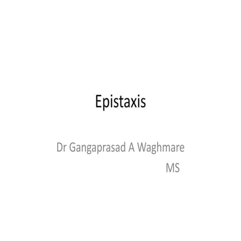 Epistaxis