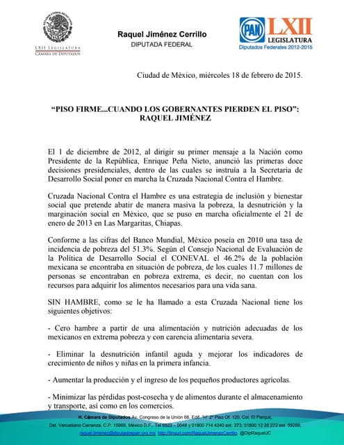 Boletín del 18 feb 2015 