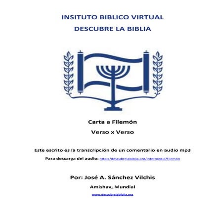 Filemón verso por verso