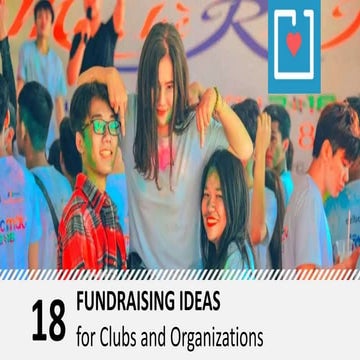 18 Fundraising Ideas for Clubs and Organizations | PPTX