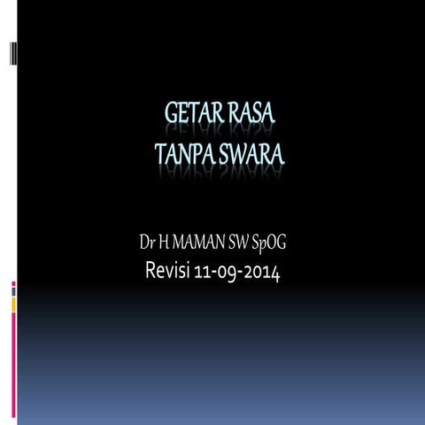 (18) getar rasa tanpa swara
