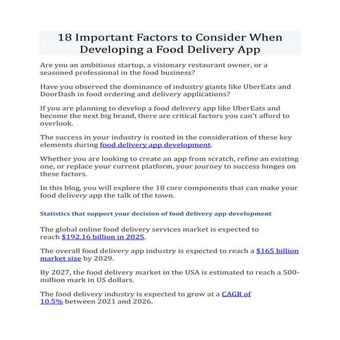 18 Important Factors to Consider When Developing a Food Delivery App.pdf