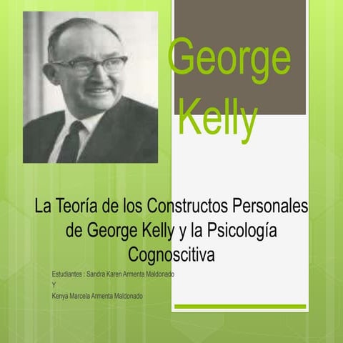Teoría de los constructos personales de George Kelly | PPTX