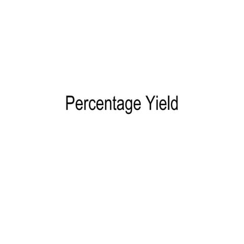 18 percentage yield
