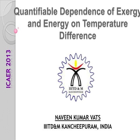 18 quantifiable e xergy
