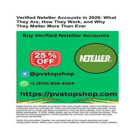 Step‑by‑Step Tips for Successfully Verifying Your Neteller Account in ...
