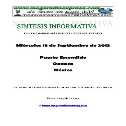 18 septiembre 2013