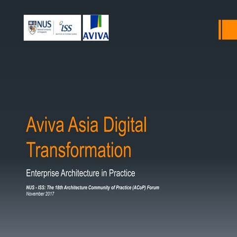 Aviva Asia Digital Transformation