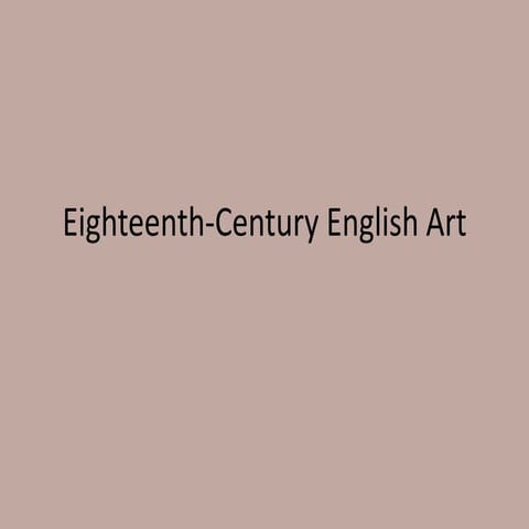 Eighteenth-Century English Art