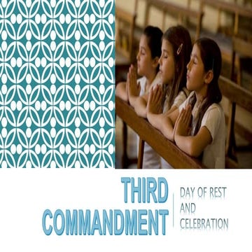 Third commandment for kids
