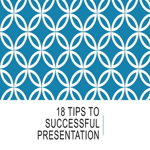 18 tips of presentation skills( b).ppt